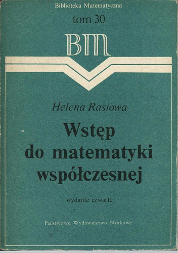خرید و دانلود نسخه کامل کتاب Wstęp do matematyki współczesnej