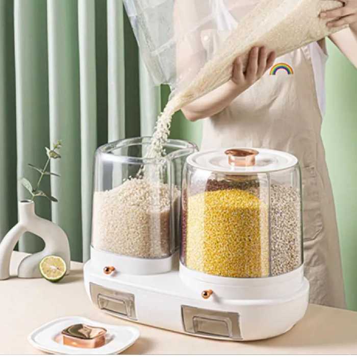 جا حبوباتی و جا برنجی دو قلو