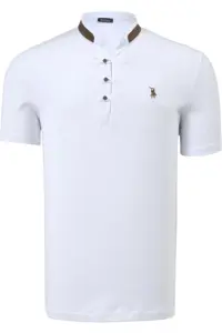 تی شرت سفید مردانه T8598 اورجینال Dewberry