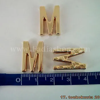 مارک فلزی M طلایی