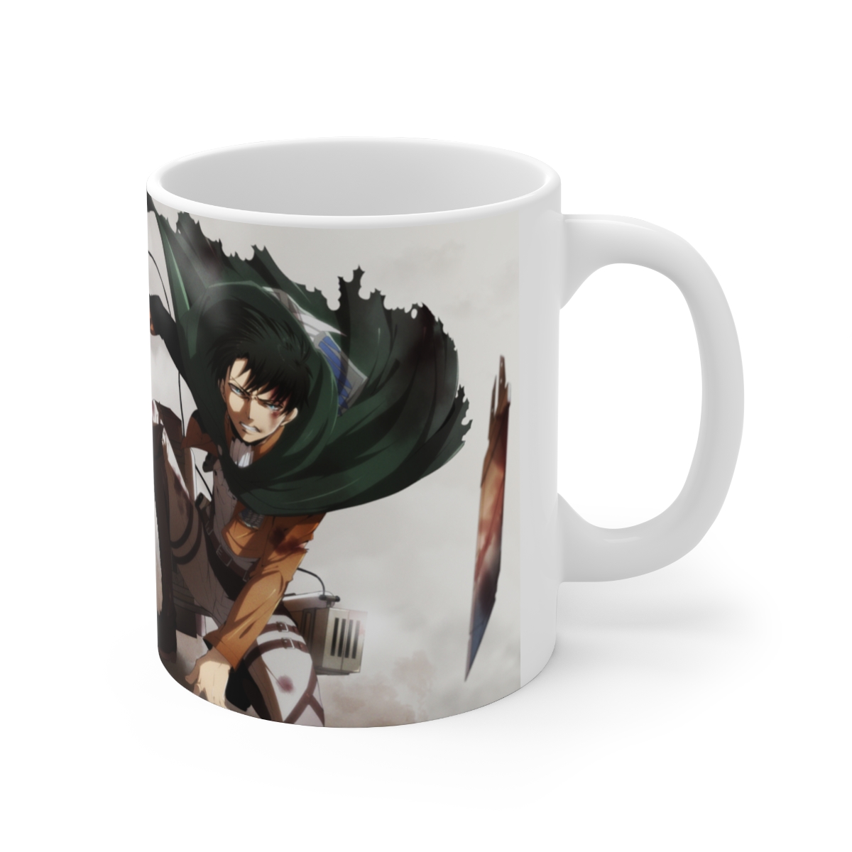 	 ماگ طرح انیمه shingeki no kyojin مدل 020