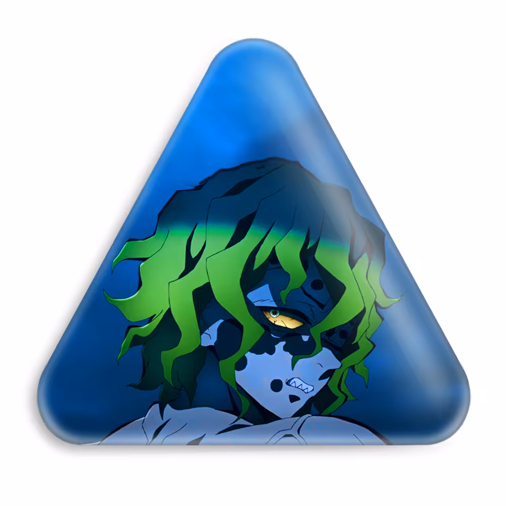 پیکسل خندالو مدل گیوتارو انیمه شیطان کش طرح مثلثی کد 12806