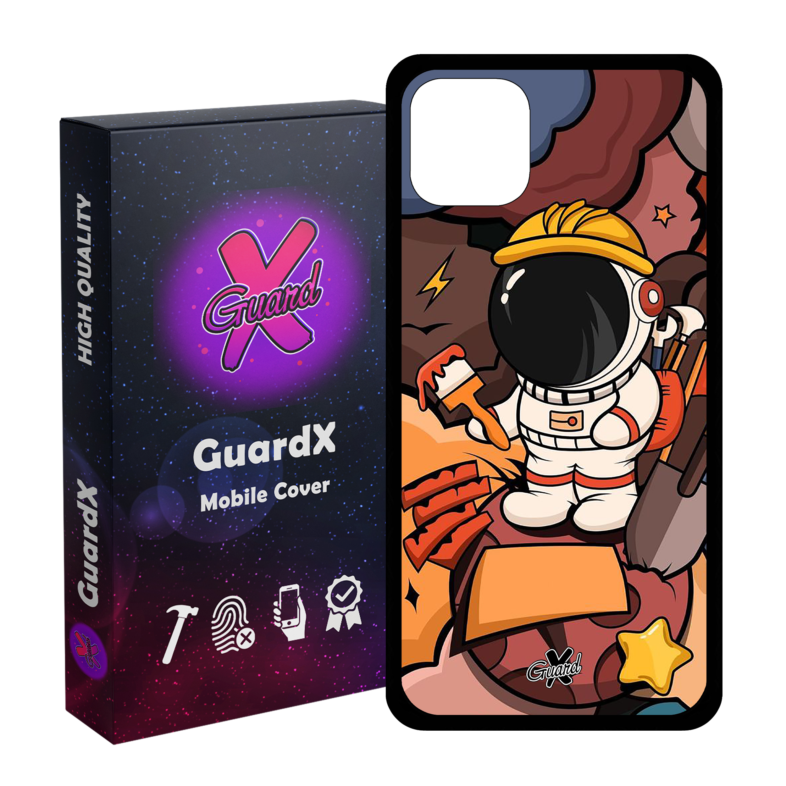 کاور گارد ایکس طرح فضانورد مدل Glass10394 مناسب برای گوشی موبایل اپل iPhone 11 Pro Max