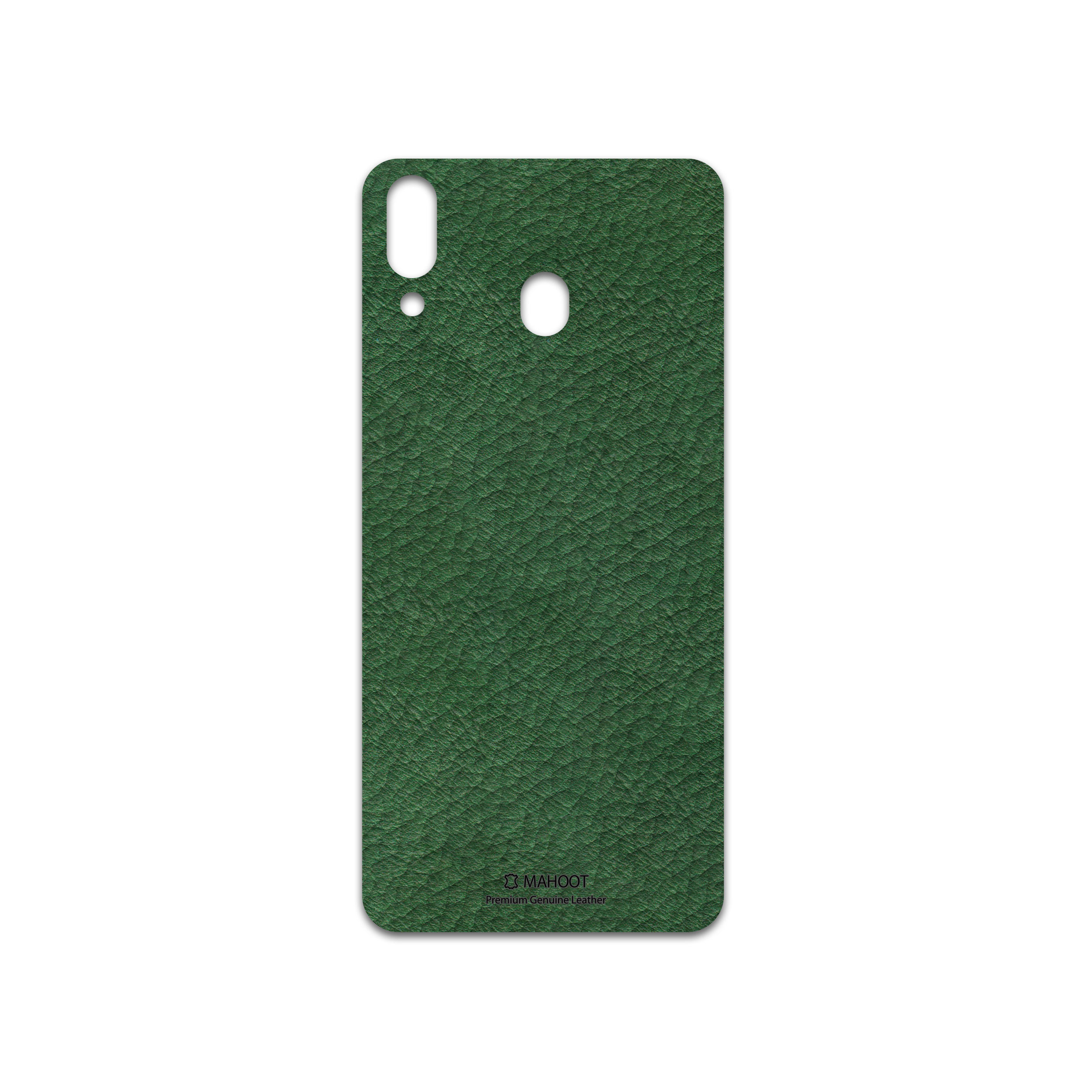 برچسب پوششی ماهوت مدل Green-Leather مناسب برای گوشی موبایل سامسونگ Galaxy M20