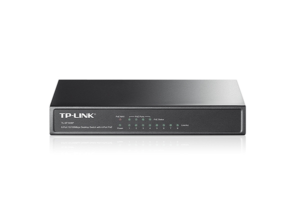 سوئیچ شبکه 8 پورت PoE تی پی لینک TL-SF1008P