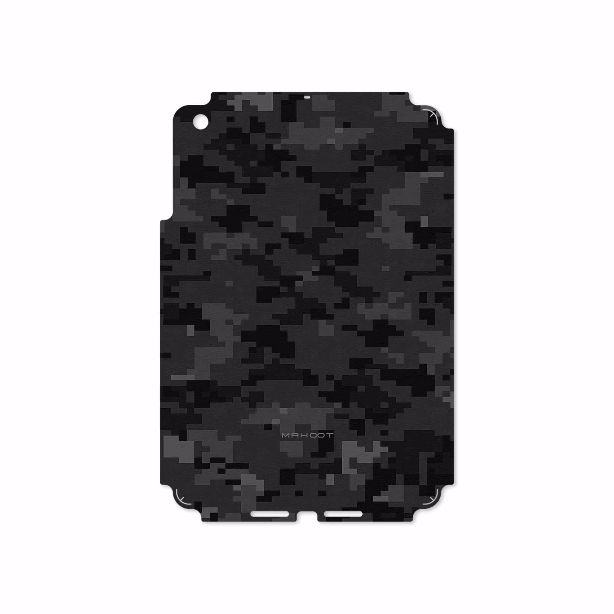 برچسب پوششی ماهوت مدل Night-Army-Pixel مناسب برای تبلت اپل iPad mini 2012 A1432
