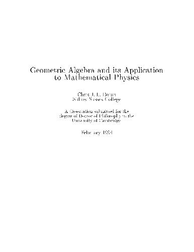 خرید و دانلود نسخه کامل کتاب Geometric algebra and its application to mathematical physics