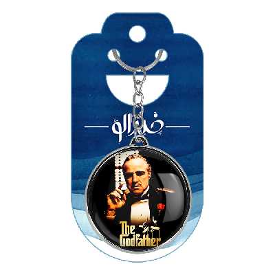 جاکلیدی خندالو طرح پدرخوانده The Godfather مدل دوطرفه کد 1015410148