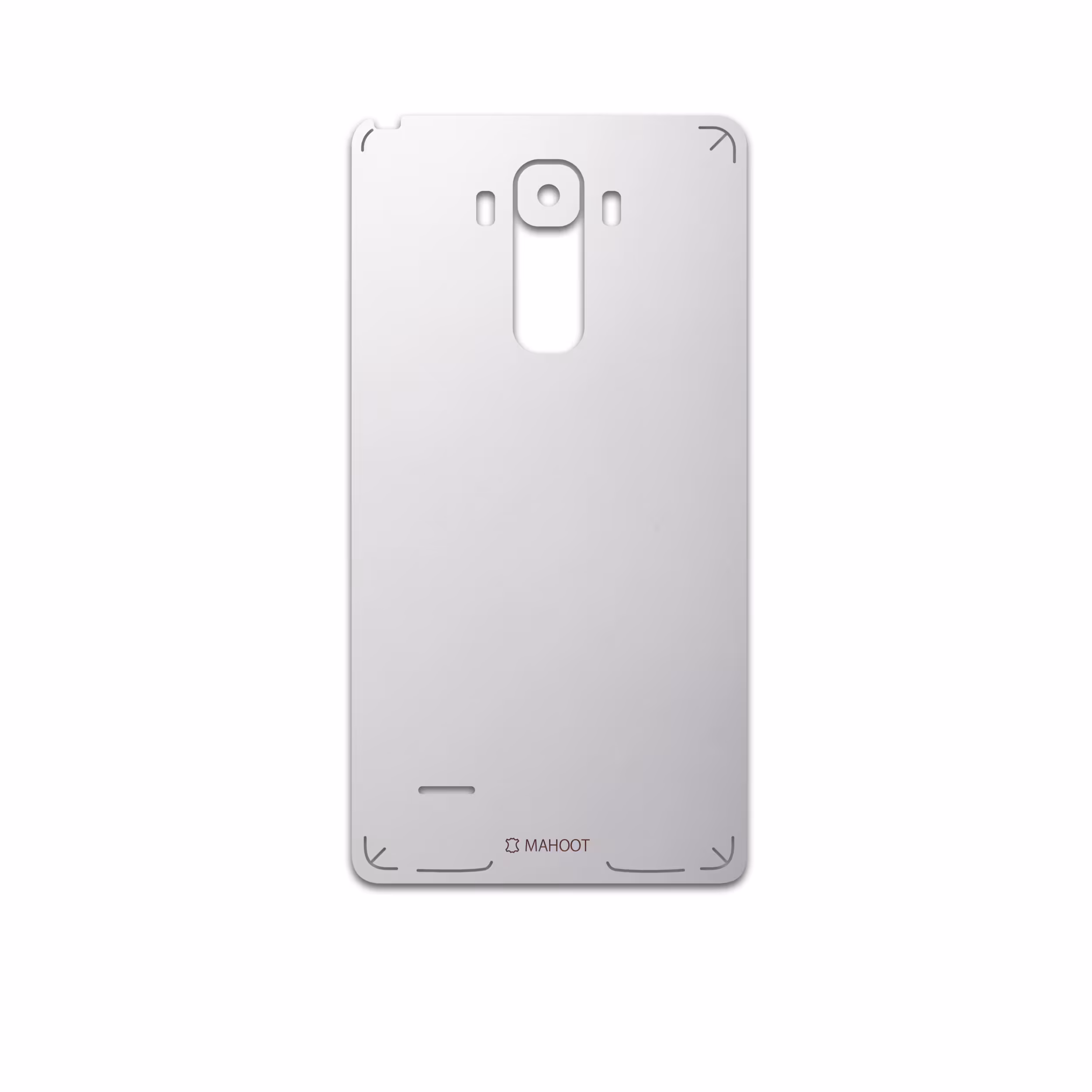 برچسب پوششی ماهوت مدل Matte-White مناسب برای گوشی موبایل ال جی G4 Stylus