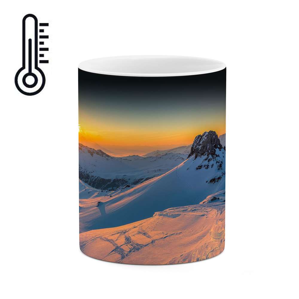 ماگ حرارتی کاکتی طرح منظره مدل mgh14718