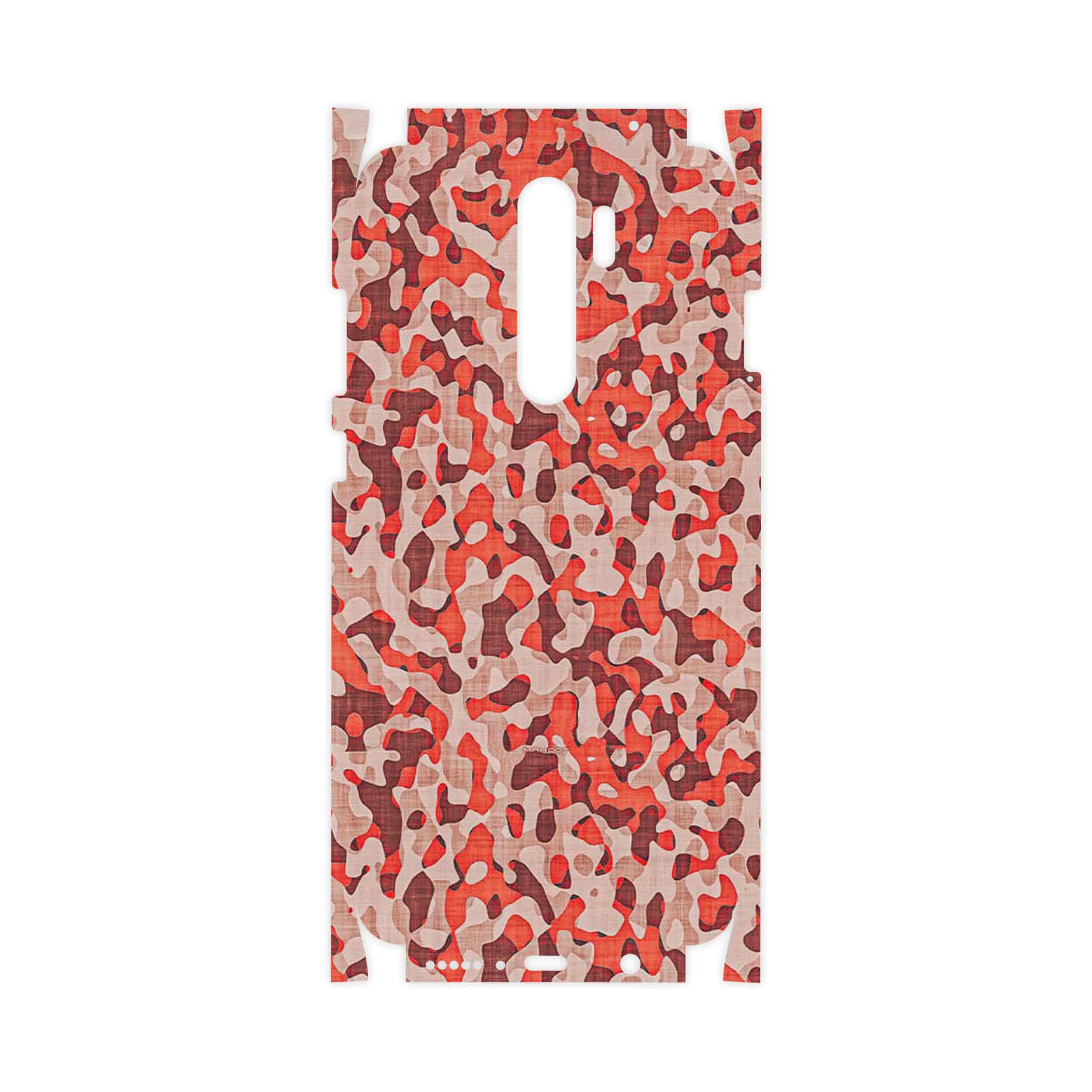 برچسب پوششی ماهوت مدل Red Infantry Army-FullSkin مناسب برای گوشی موبایل شیائومی Redmi Note 8 Pro