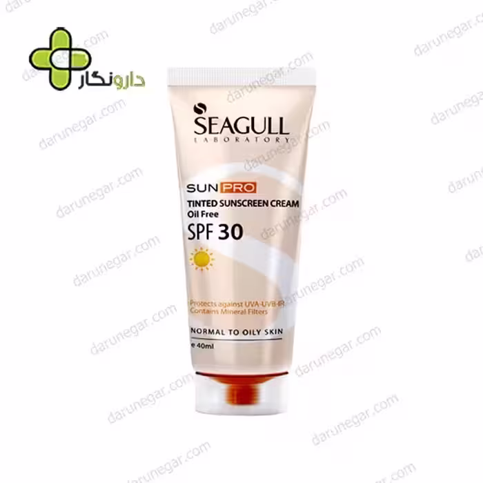 ضد آفتاب رنگی فاقد چربی سی گل SPF30