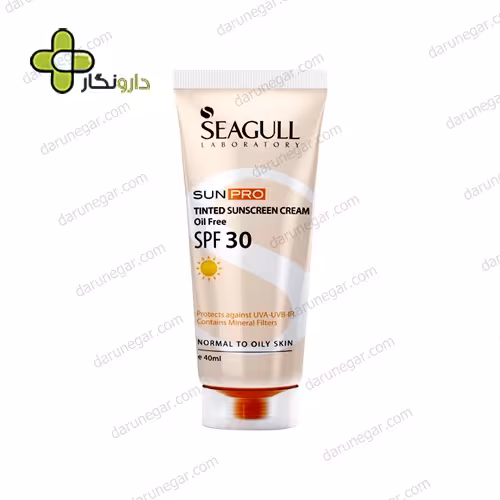 ضد آفتاب رنگی فاقد چربی سی گل SPF30