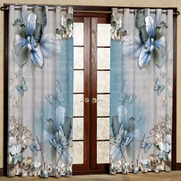 پرده مدل هازان پانچی کد 1 سایز 280x140 سانتی متر