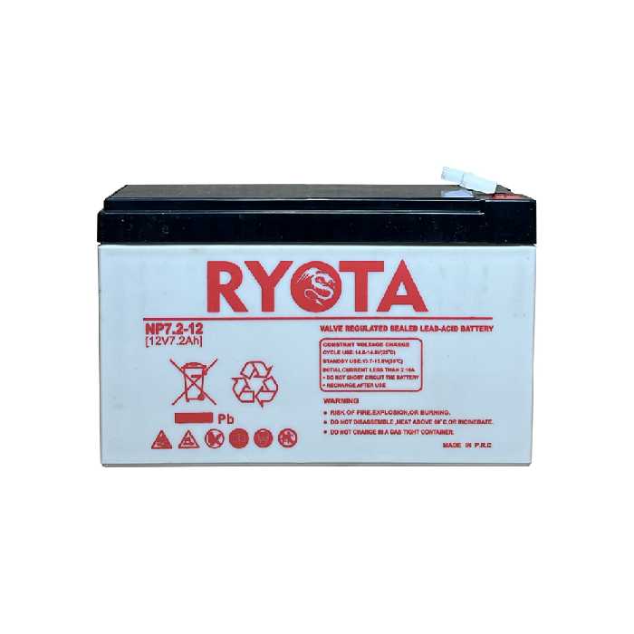 باتری یو پی اس 12 ولت 7.2 آمپرساعت ریوتا مدل NP7.2-12