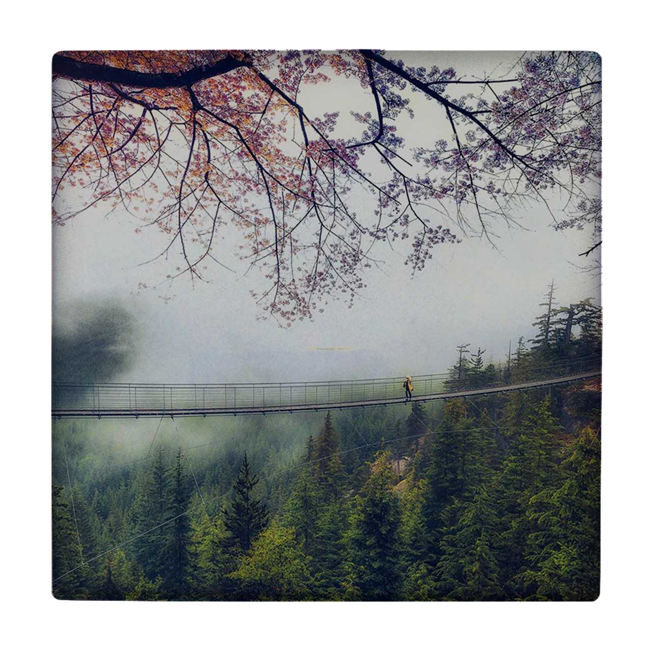 کاشی کارنیلا طرح پل معلق مدل لوحی کد klh787