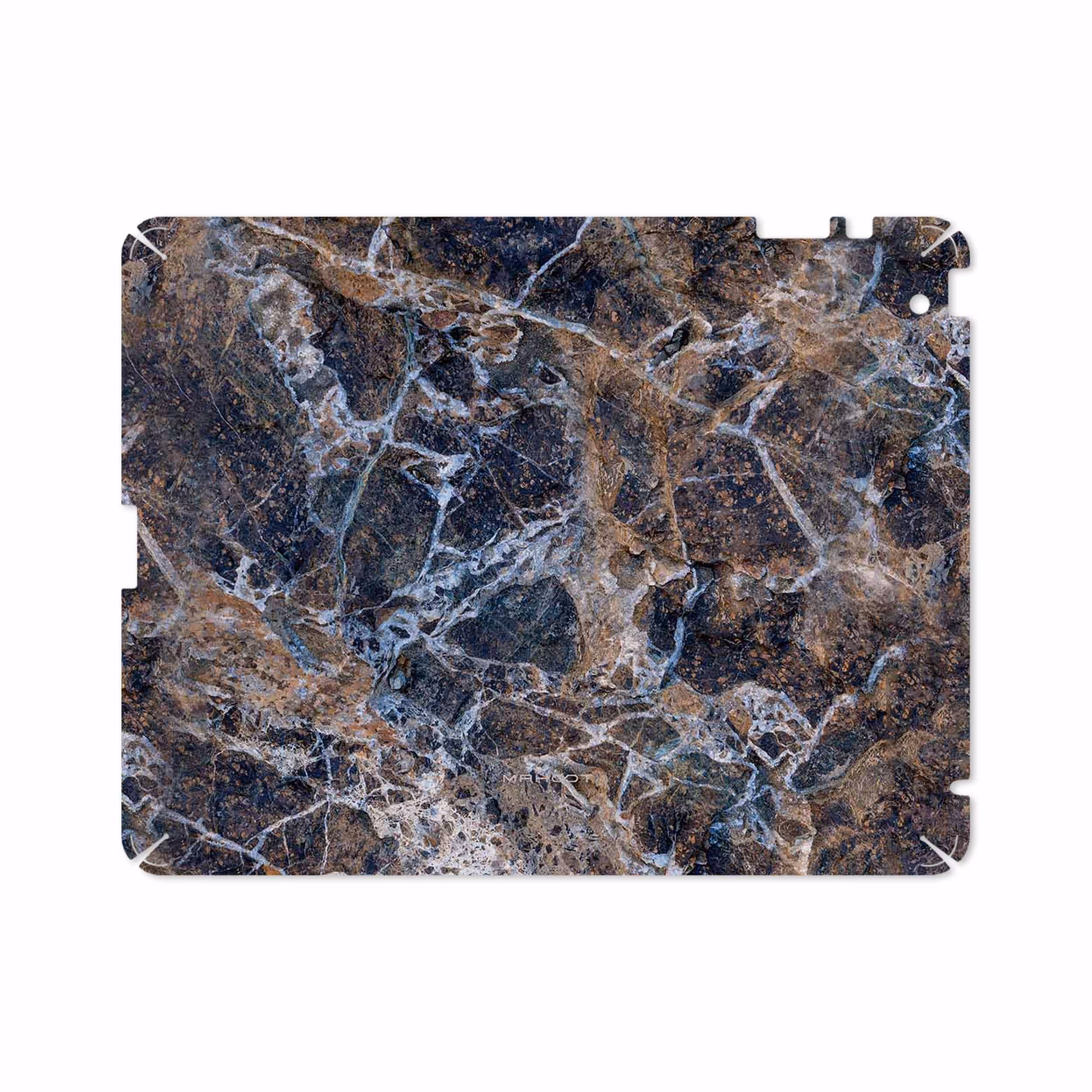 برچسب پوششی ماهوت مدل Earth-White-Marble مناسب برای تبلت اپل iPad 2 2011 A1395