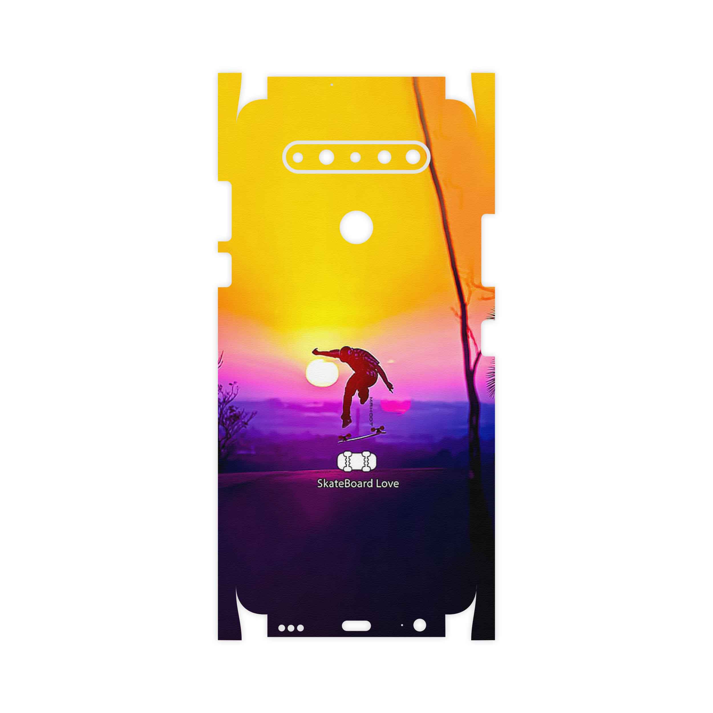 برچسب پوششی ماهوت مدل Skateboard-FullSkin مناسب برای گوشی موبایل ال جی K51s