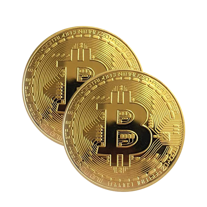 دکوری مدل سکه بیت کوین 2022 مجموعه 2 عددی
