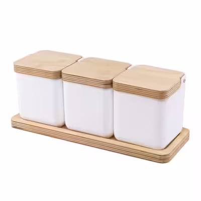 ست جای ادویه 4 پارچه رایکا کد MD1104