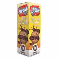 بیسکویت کاکائویی سبوس دار (چند غله) 370 گرمی ستاک
