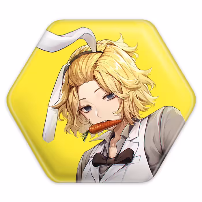 پیکسل خندالو طرح سانو مانجیرو انیمه توکیو ریونجرز مدل شش ضلعی کد 11163