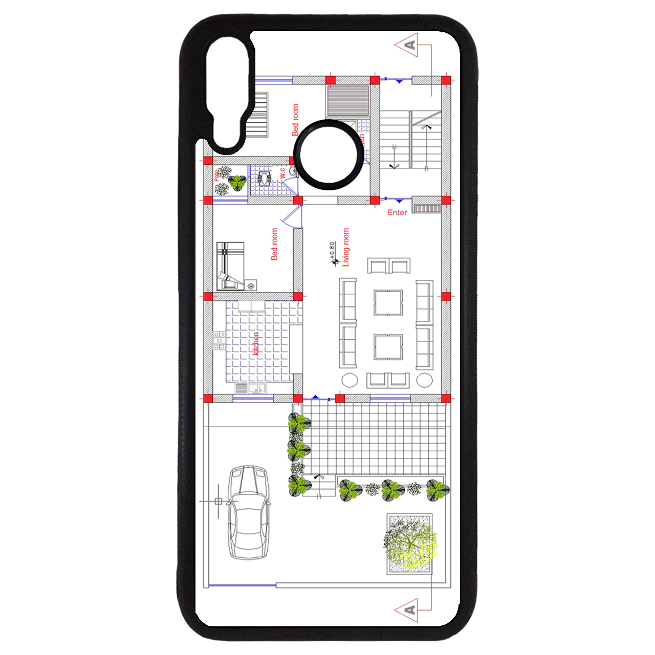 کاور طرح نقشه کد 1146 مناسب برای گوشی موبایل سامسونگ galaxy a10s