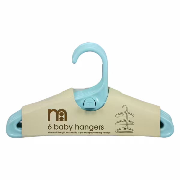 چوب آویز لباس کودک مادرکر Mothercare تک رنگ 6 عددی