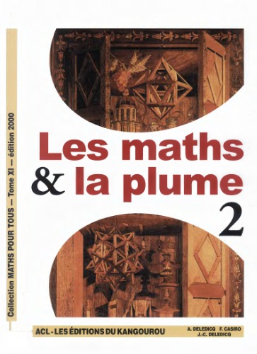 خرید و دانلود نسخه کامل کتاب Les maths et la plume, volume 2