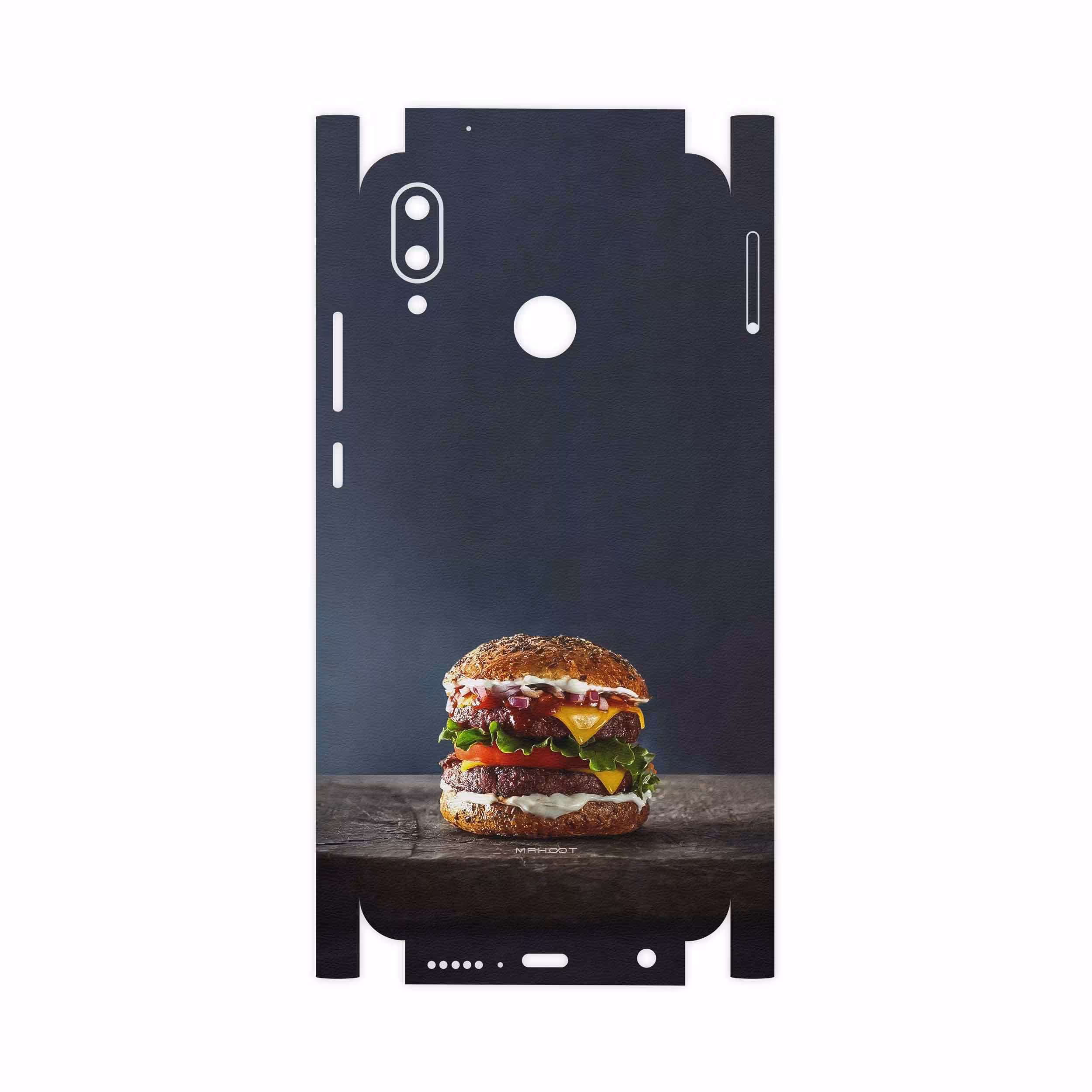 برچسب پوششی ماهوت مدل Hamburger-FullSkin مناسب برای گوشی موبایل هوآوی Nova 3e