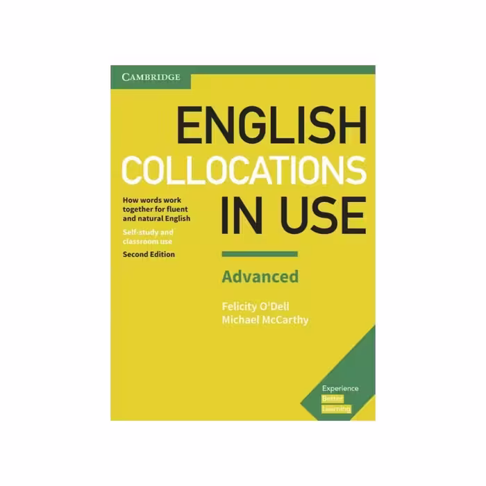 کتاب English collocation in use اثر M. McCarthy and F.ODell انتشارات Cambridge دو جلدی