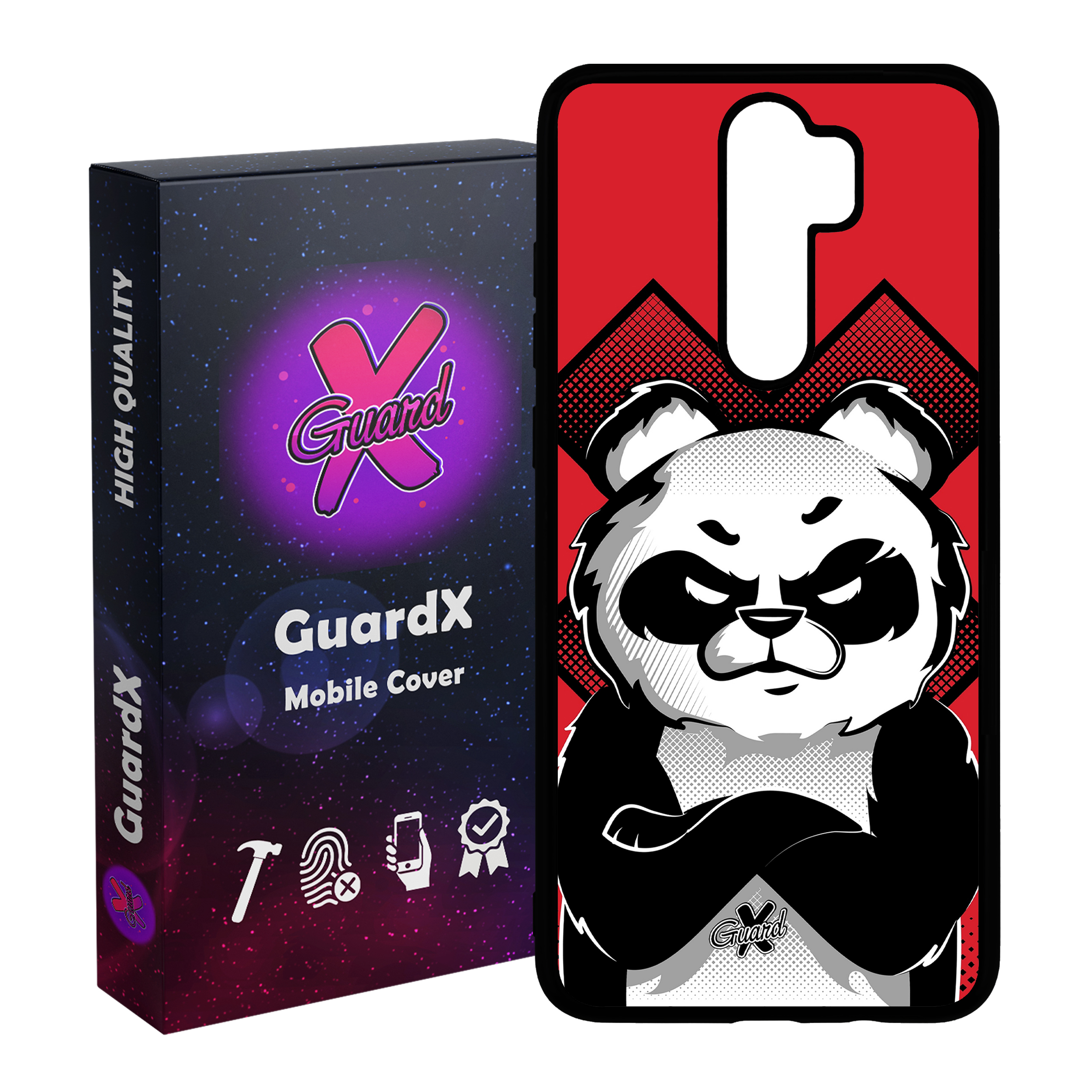 کاور گارد ایکس طرح Panda مدل Glass10301 مناسب برای گوشی موبایل شیائومی Redmi Note 8 Pro