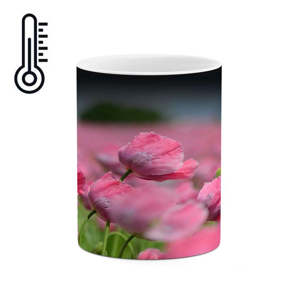 ماگ حرارتی کاکتی طرح گل مدل mgh14473