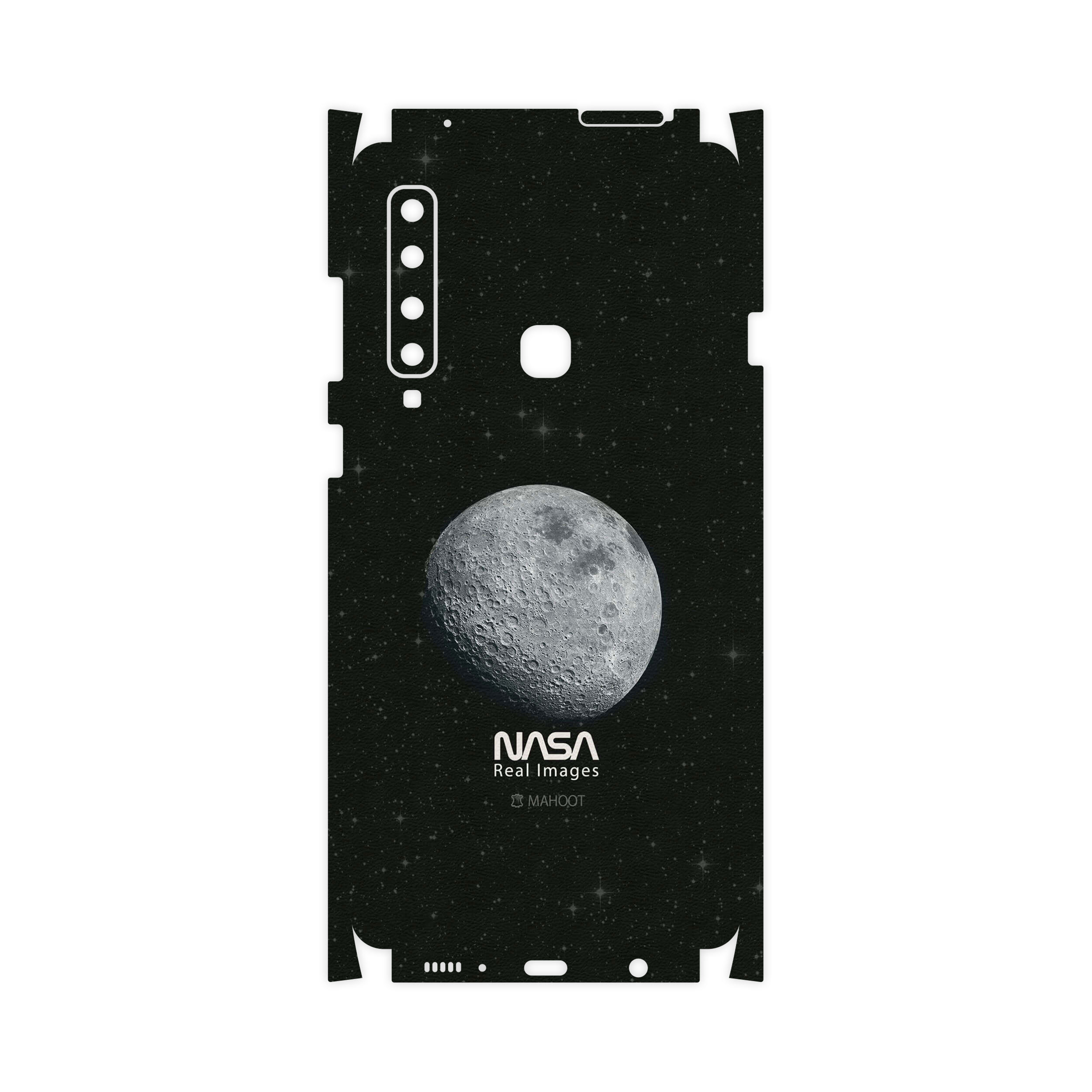 برچسب پوششی ماهوت مدل Moon-By-NASA-FullSkin مناسب برای گوشی موبایل سامسونگ Galaxy A9 2018