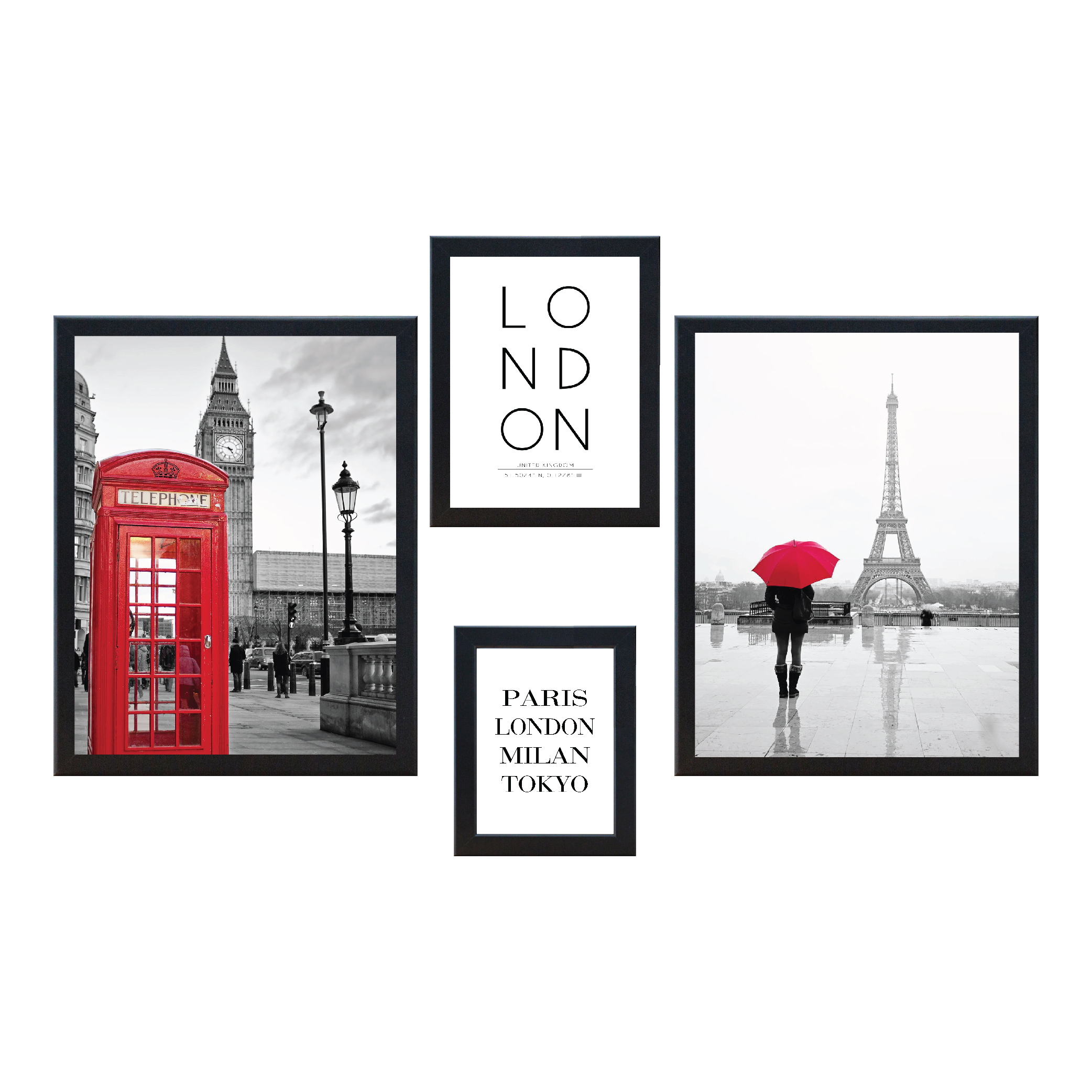 تابلو چهار تکه کد S-0072