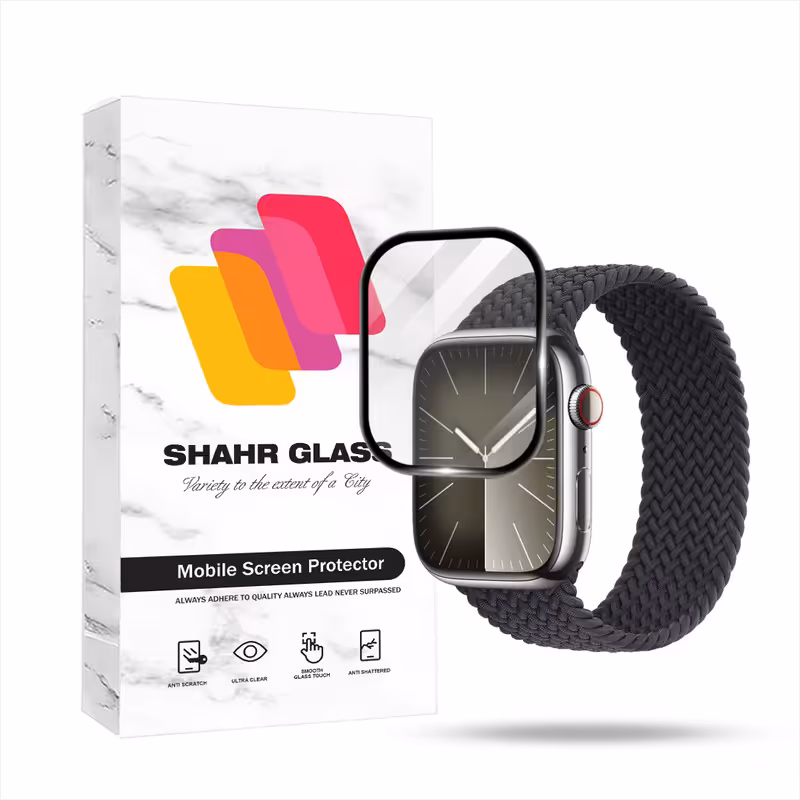 محافظ صفحه نمایش شهر گلس مدل PMMWSH مناسب برای ساعت هوشمند اپل واچ Series 8 / Series 8 Aluminum 45 mm | کالا برتری