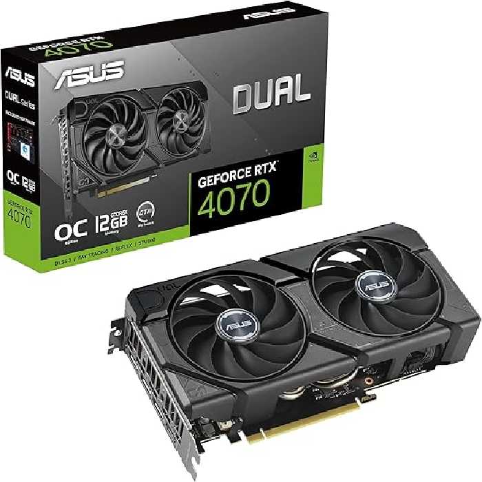 کارت گرافیک ایسوس DualGeForce RTX 4070 EVO OC Edition 12GB - فروشگاه اینترنتی طیف سنتر