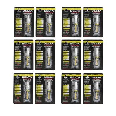   چسب قطره ای دلتا مدل Super Glue حجم 3 میلی لیتر بسته 12 عددی