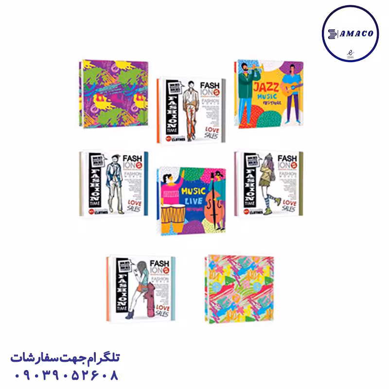 یادداشت خشتی 15*15 جلد سخت کد 169 عرش