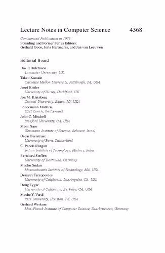 خرید و دانلود نسخه کامل کتاب Approximation and Online Algorithms: 4th International Workshop, WAOA 2006, Zurich, Switzerland, September 14-15, 2006. Revised Papers