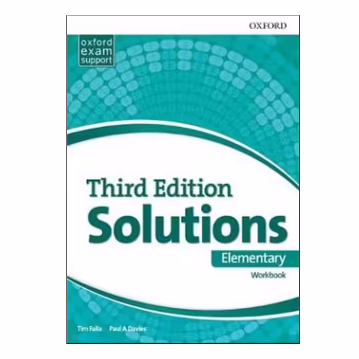 کتاب Solutions Elementary Third Edition اثر Tim Falla and Paul A Davies انتشارات اشتیاق نور