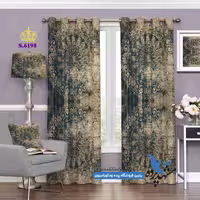 پرده پانچ فانتزی طرح پتینه s-6198