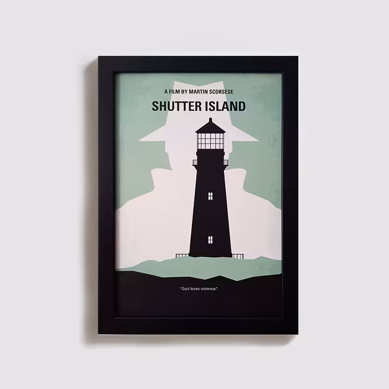 تابلو طرح فیلم شاتر ایلند shutter island BL011
