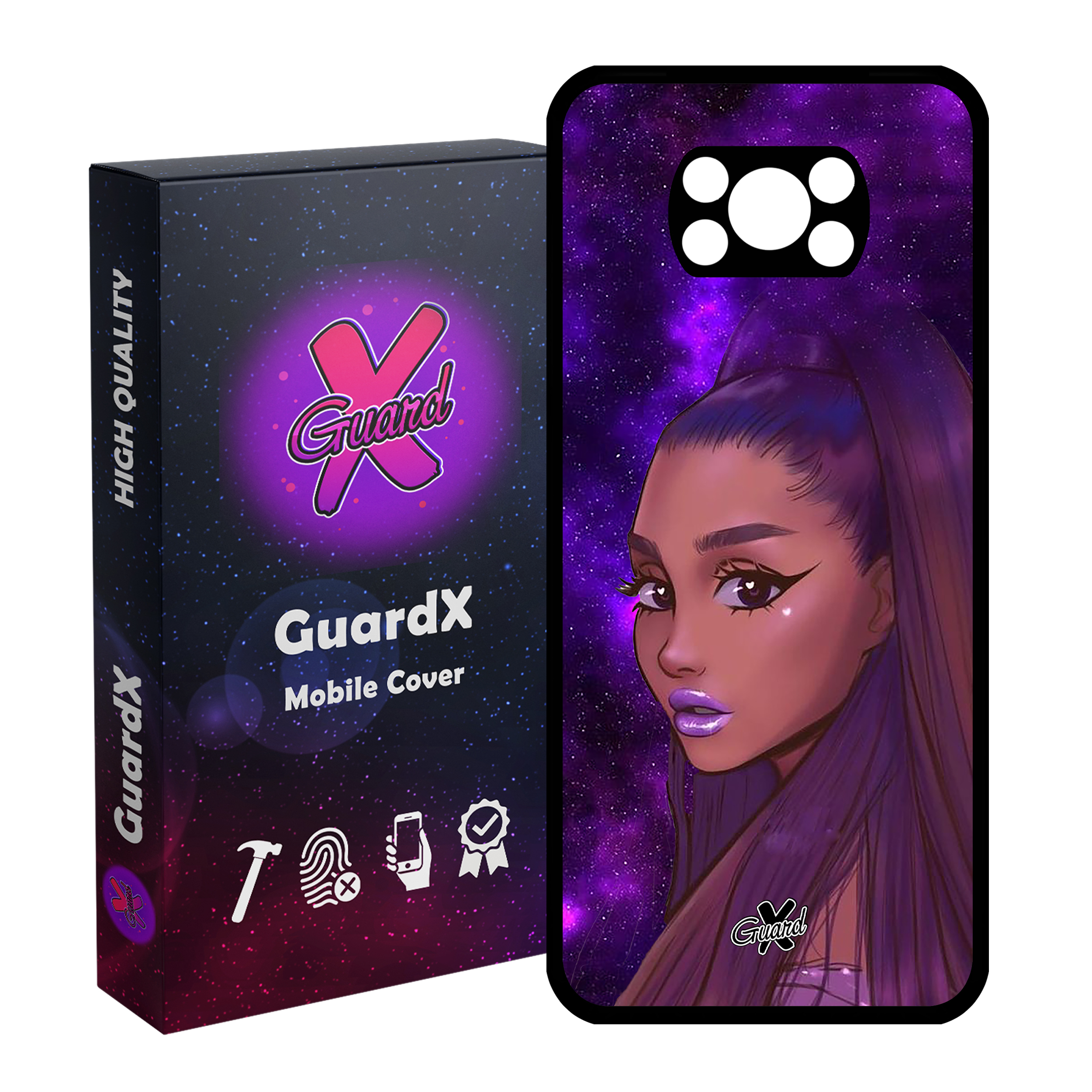 کاور گارد ایکس طرح Ariana مدل Glass10265 مناسب برای گوشی موبایل شیائومی Poco X3 Pro