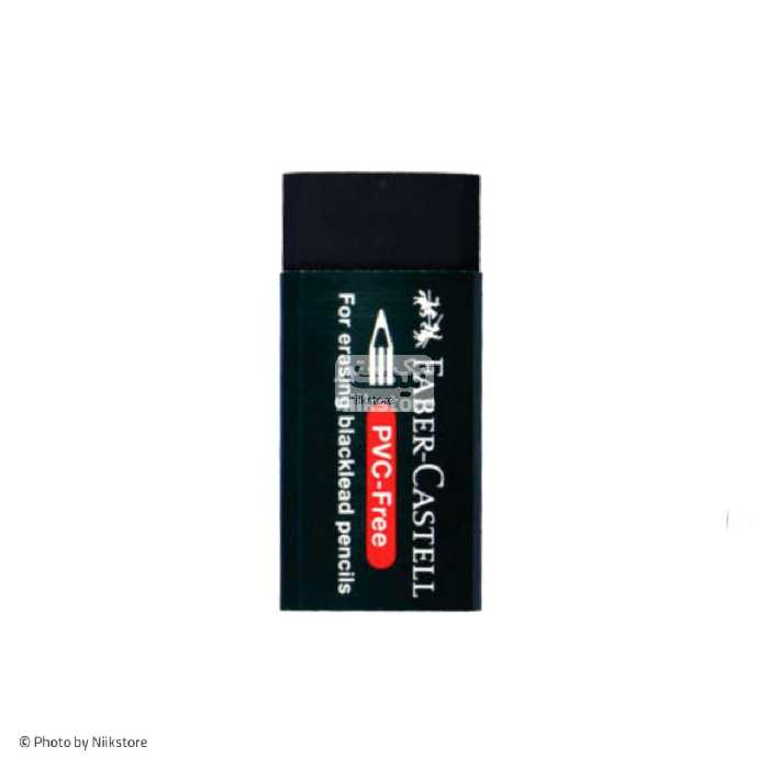 پاکن کوچک فابر کاستل مشکی 30عددی مدل PVC-FreeFaber castell small PVC free eraser