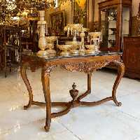 میز شیک قهوه ای مستطیل