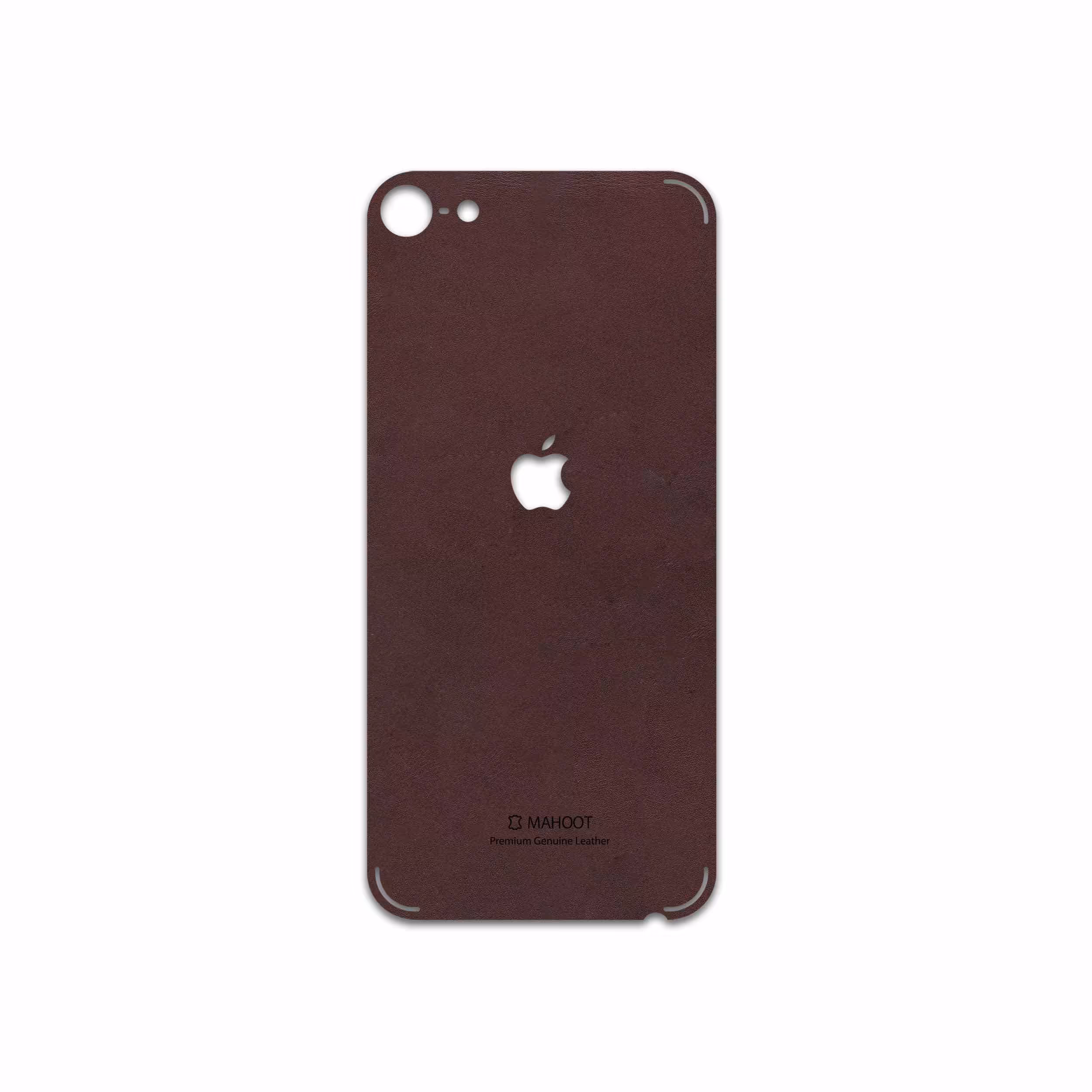 برچسب پوششی ماهوت مدل Matte-Dark-Brown-Leather مناسب برای گوشی موبایل اپل iPod Touch 6TH Gen