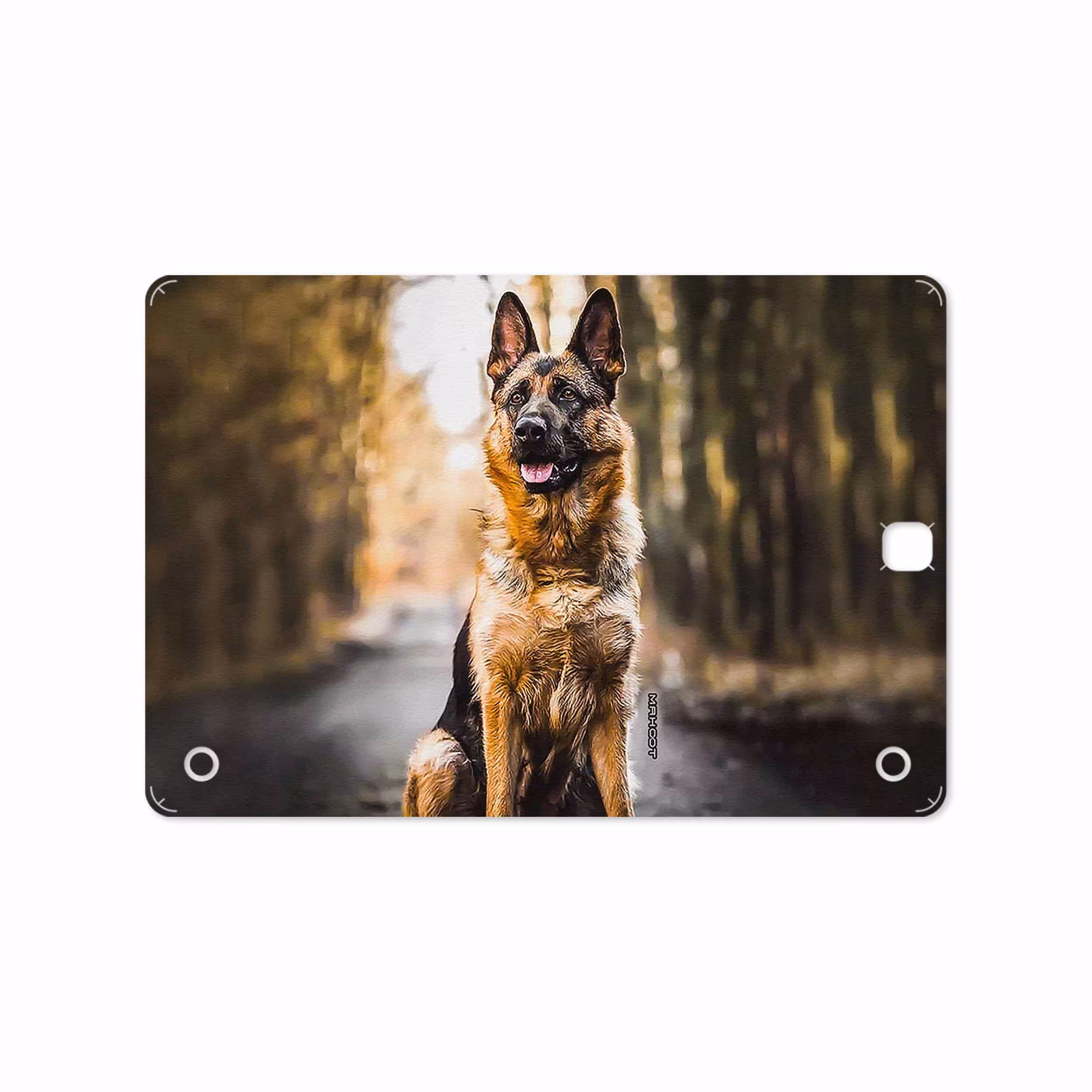 برچسب پوششی ماهوت مدل Dog-1 مناسب برای تبلت سامسونگ Galaxy Tab A 9.7 2015 T555