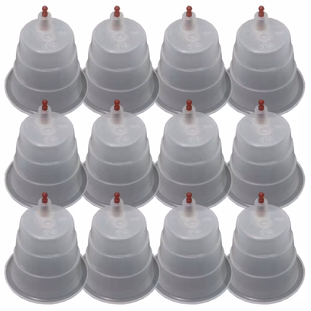 لیوان بادکش ای تی ام مدل 55cc بسته 12 عددی