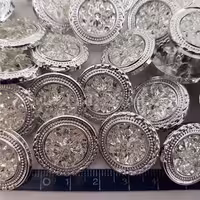 دکمه نقره ای کد 042 سایز 2